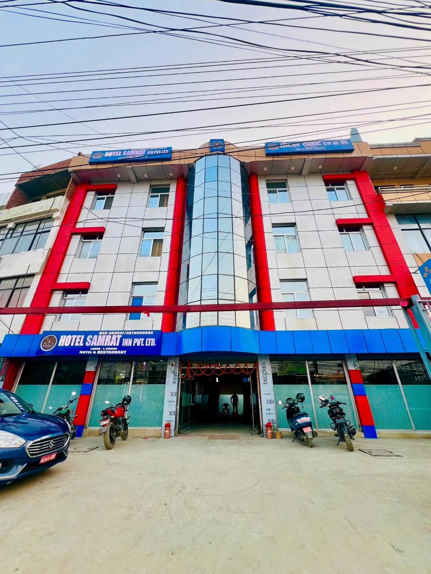 Hotel Samrat Inn Pvt Ltd Lahan Eksteriør billede